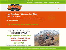 Tablet Screenshot of electric-e-bicycles.com